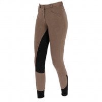 Covalliero pantalon d'équitation femme Economic, fond intégral, fond en cuir, cuir synthétique