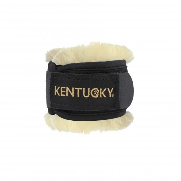 Kentucky Horsewear protège-paturon en peau d'agneau, avec fourrure synthétique