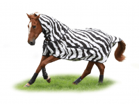 Bucas couverture anti-mouches Buzz-Off Zebra & Neck