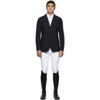 Cavalleria Toscana veste de concours Lightweight Jersey Zip Riding, hommes