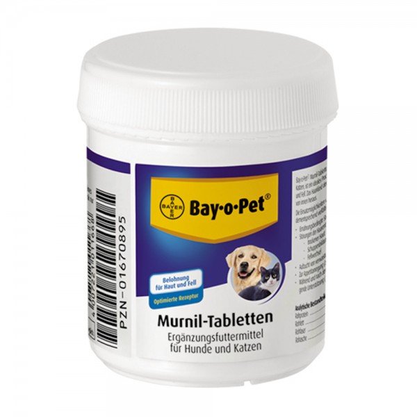 Bayer Murnil comprimés pour chiens et chats, pour une fourrure brillante