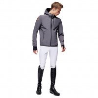 RG Italy veste Jersey Hooded Zip hommes automne/hiver 22, veste softshell