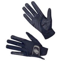 Samshield gants d'équitation V-Skin Swarovski en similicuir brillant